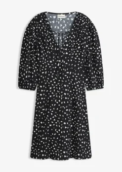 Robe trapèze en jersey