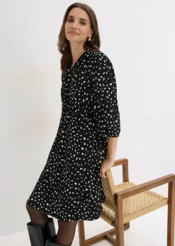 Robe trapèze en jersey