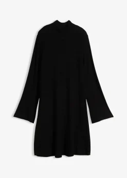 Robe trapèze en maille, viscose majoritaire