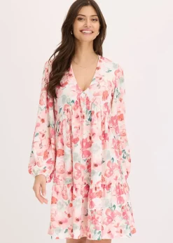 Robe tunique avec jupe évasée