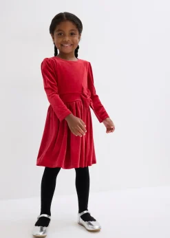 Robe évasée en velours