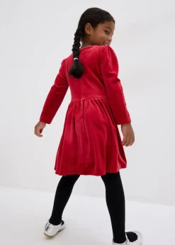 Robe évasée en velours