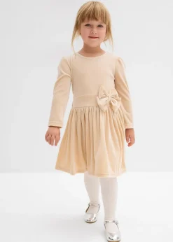 Robe évasée en velours