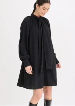 Robe-chemise à col lavallière