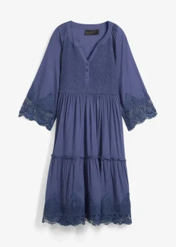 Robe-chemise à dentelle