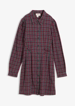 Robe-chemise en flanelle