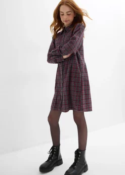 Robe-chemise en flanelle