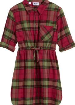 Robe-chemise en flanelle