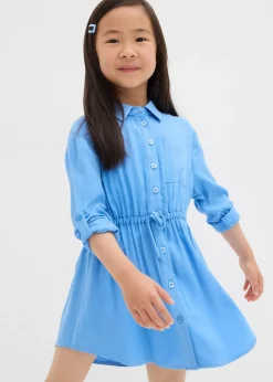 Robe-chemise en viscose fluide