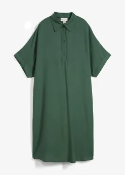 Robe-chemise fluide en viscose fine