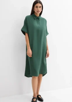 Robe-chemise fluide en viscose fine