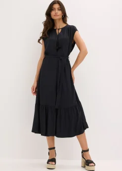 Robe-chemise fluide en viscose