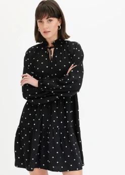 Robe-tunique avec lien à nouer