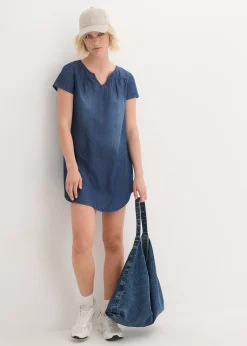 Robe-tunique en jean
