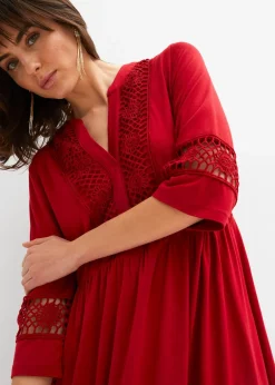 Robe-tunique en viscose douce