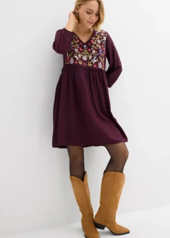 Robe-tunique en viscose fluide
