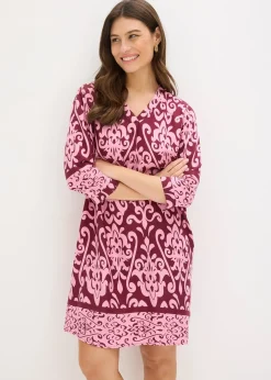 Robe-tunique en viscose fluide