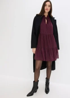 Robe-tunique en voile plumetis irisé