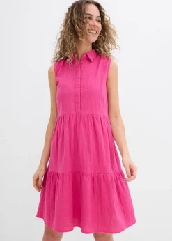 Robe-tunique légère en gaze de coton