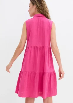 Robe-tunique légère en gaze de coton