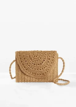 Sac à bandoulière en paille