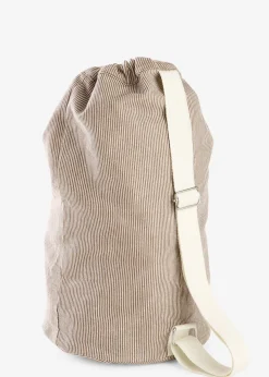 Sac à dos en toile rayée
