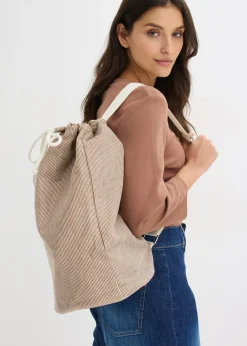 Sac à dos en toile rayée