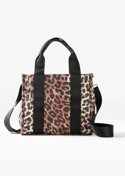 Sac à main avec imprimé léopard
