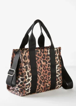 Sac à main avec imprimé léopard
