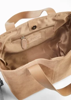 Sac à main en cuir velours
