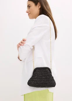Sac en paille à bandoulière