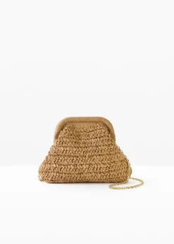 Sac en paille à bandoulière