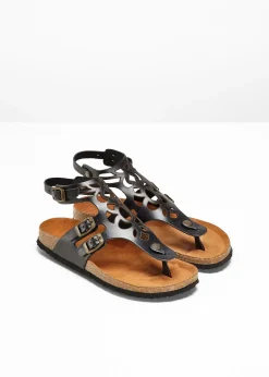 Sandales confortables en cuir