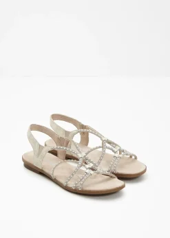 Sandales Rieker confortables avec strass
