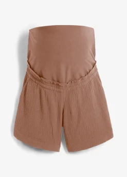 Short de grossesse en gaze 100% coton