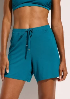 Short de plage en viscose fluide et extensible
