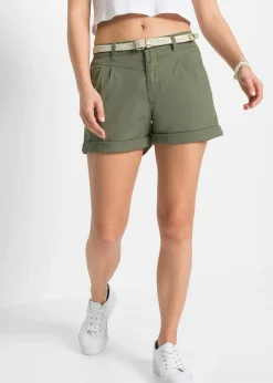 Short en coton extensible
