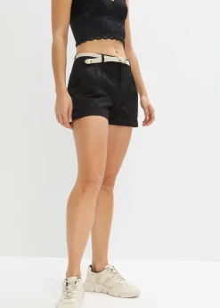 Short en coton extensible