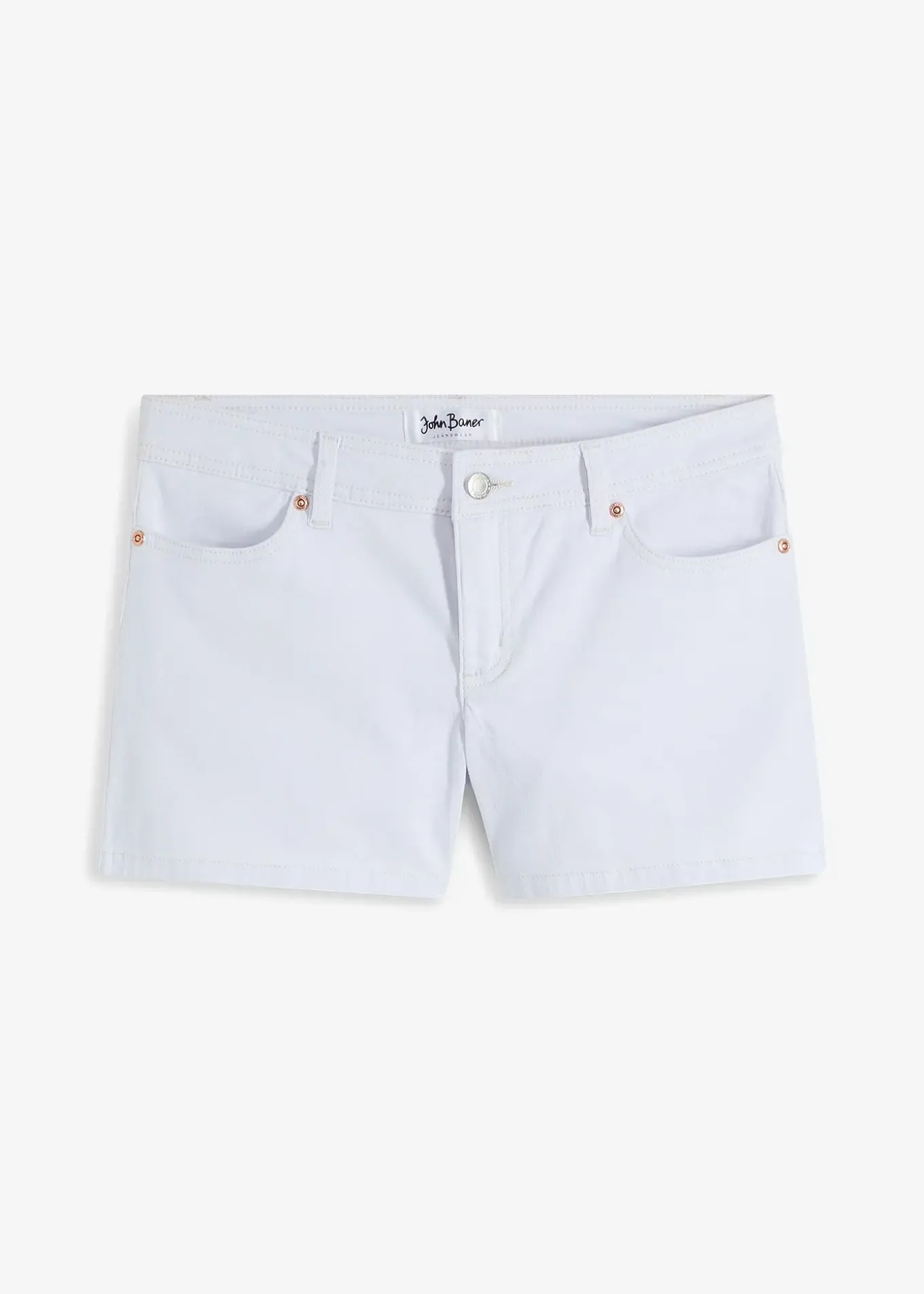 Short en jean, taille mi-haute