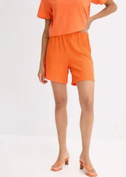 Short en léger jersey crêpe