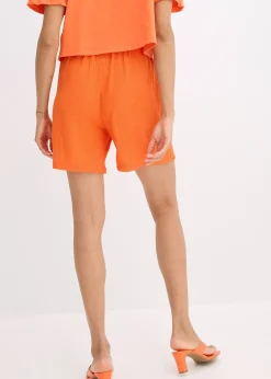 Short en léger jersey crêpe