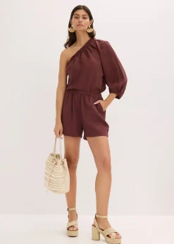 Short en lin mélangé