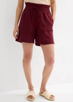 Short en lin mélangé
