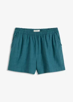 Short en lin mélangé