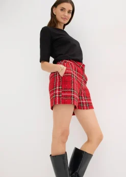 Short en maille bouclette