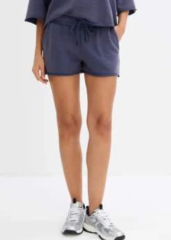 Short en molleton de coton mélangé