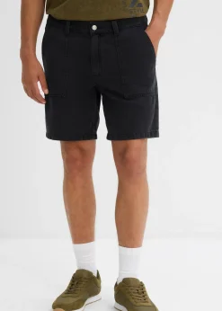 Short en twill 100% coton, loose