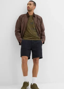 Short en twill 100% coton, loose
