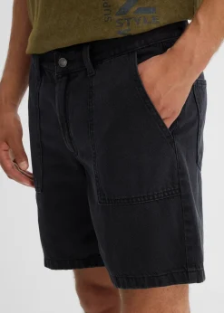 Short en twill 100% coton, loose