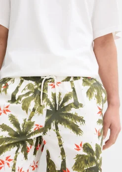 Short en viscose à taille élastiquée, loose